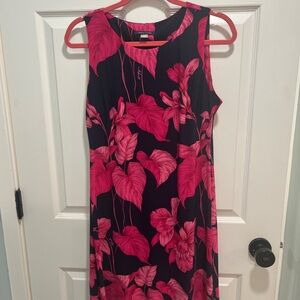 Tommy Bahama Pink Floral Sleeveless Dress